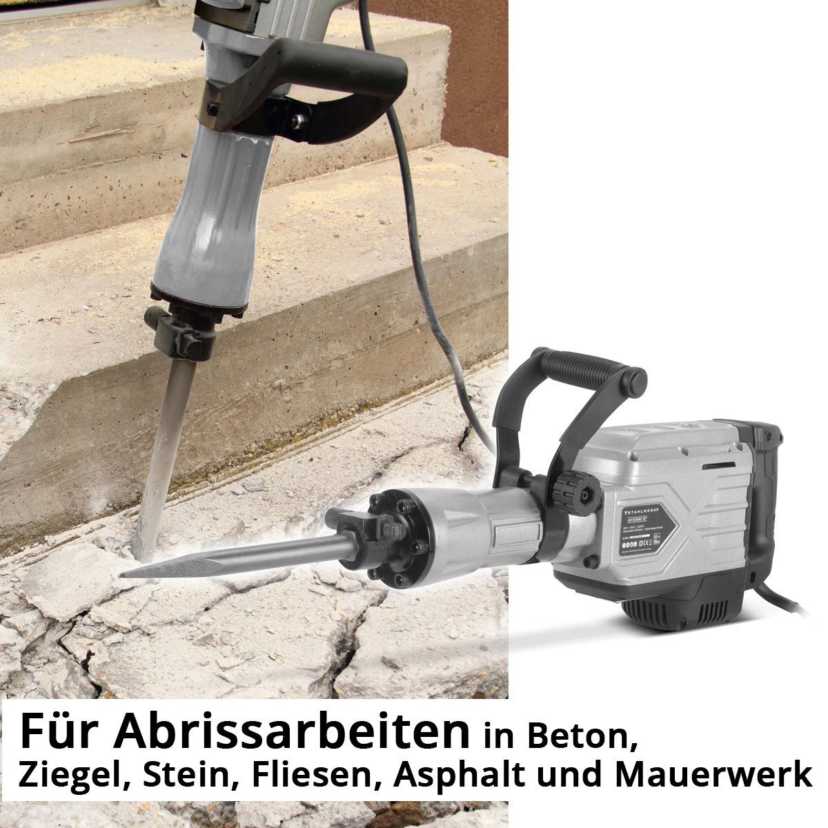 STAHLWERK Abbruchhammer Abbruchhammer 2.200 W 2.100 günstig online kaufen