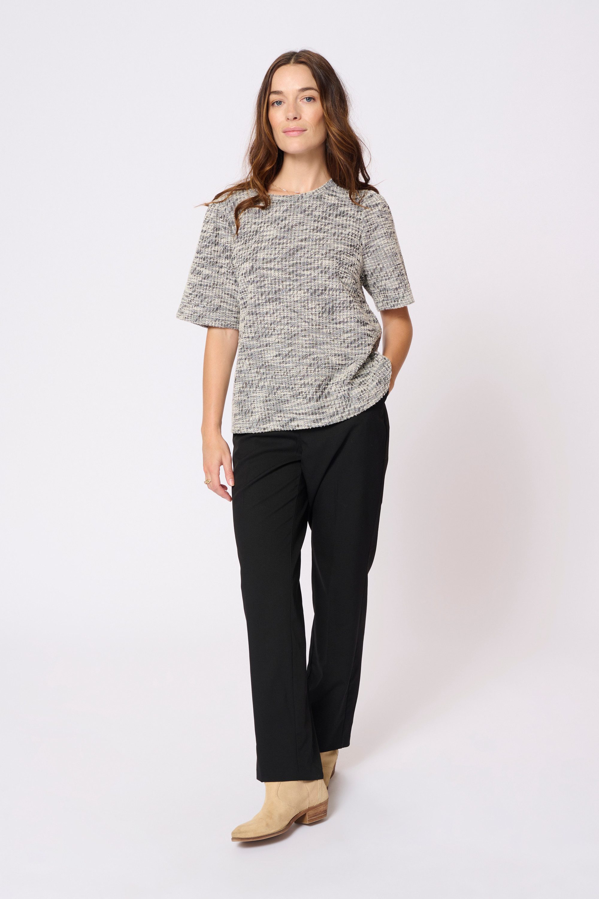 Cream Kurzarmbluse Kurzarm-Bluse CRShanie