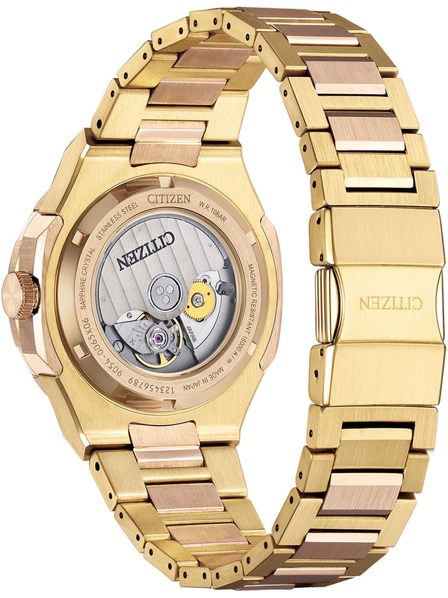 Citizen Quarzuhr NB6033-51E NB6033-51E, Citizen NB6033-51E Uhr Herrenuhr Edelstahl Datum gold