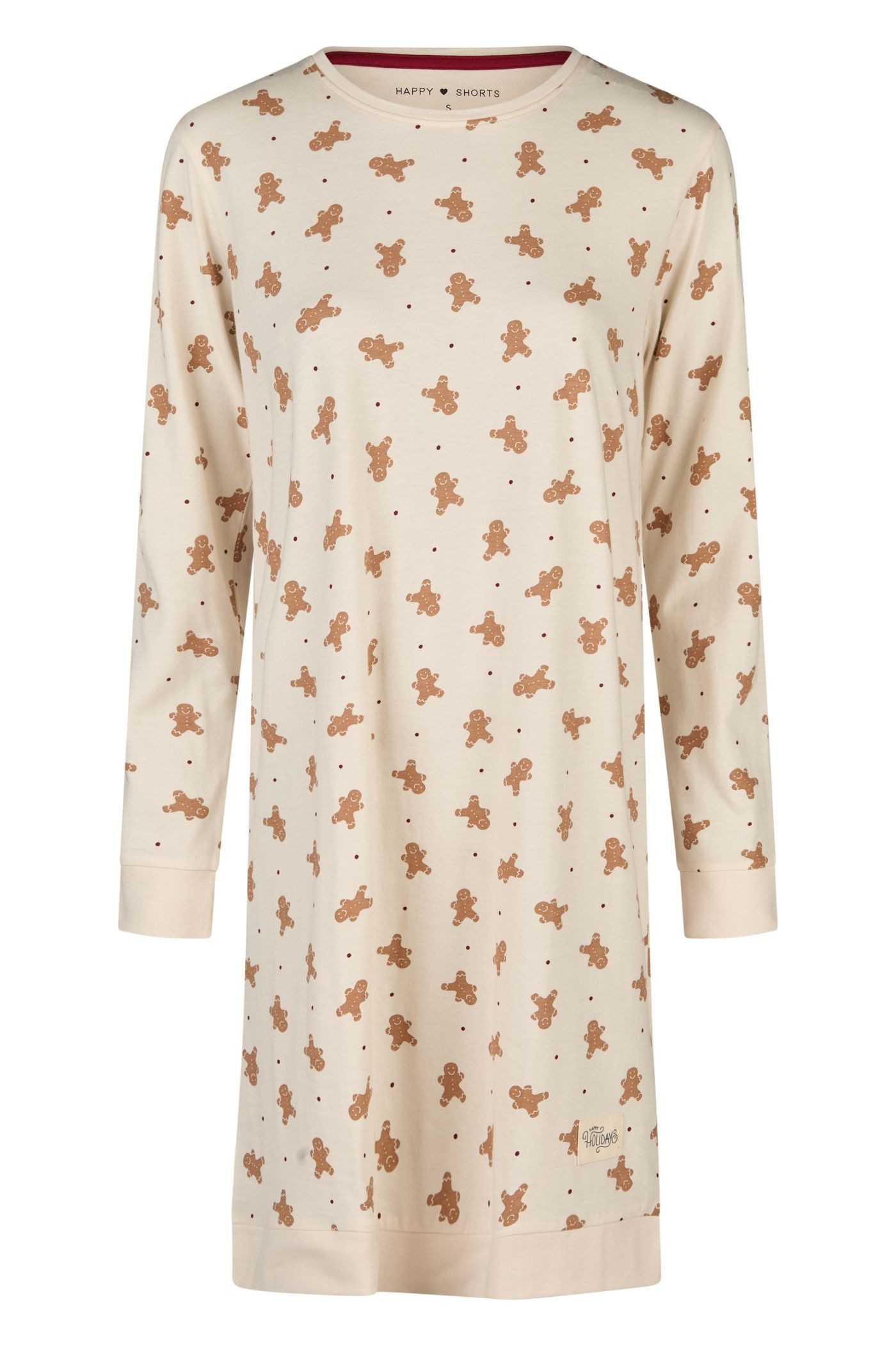 HAPPY SHORTS Schlafanzug Happy Shorts Sleepshirt Knielang Bequem und modisc günstig online kaufen