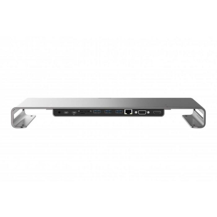 Sitecom USB-C Multiport Pro Monitor Stand USB-Adapter Power Delivery Multifunktionaler Monitorständer