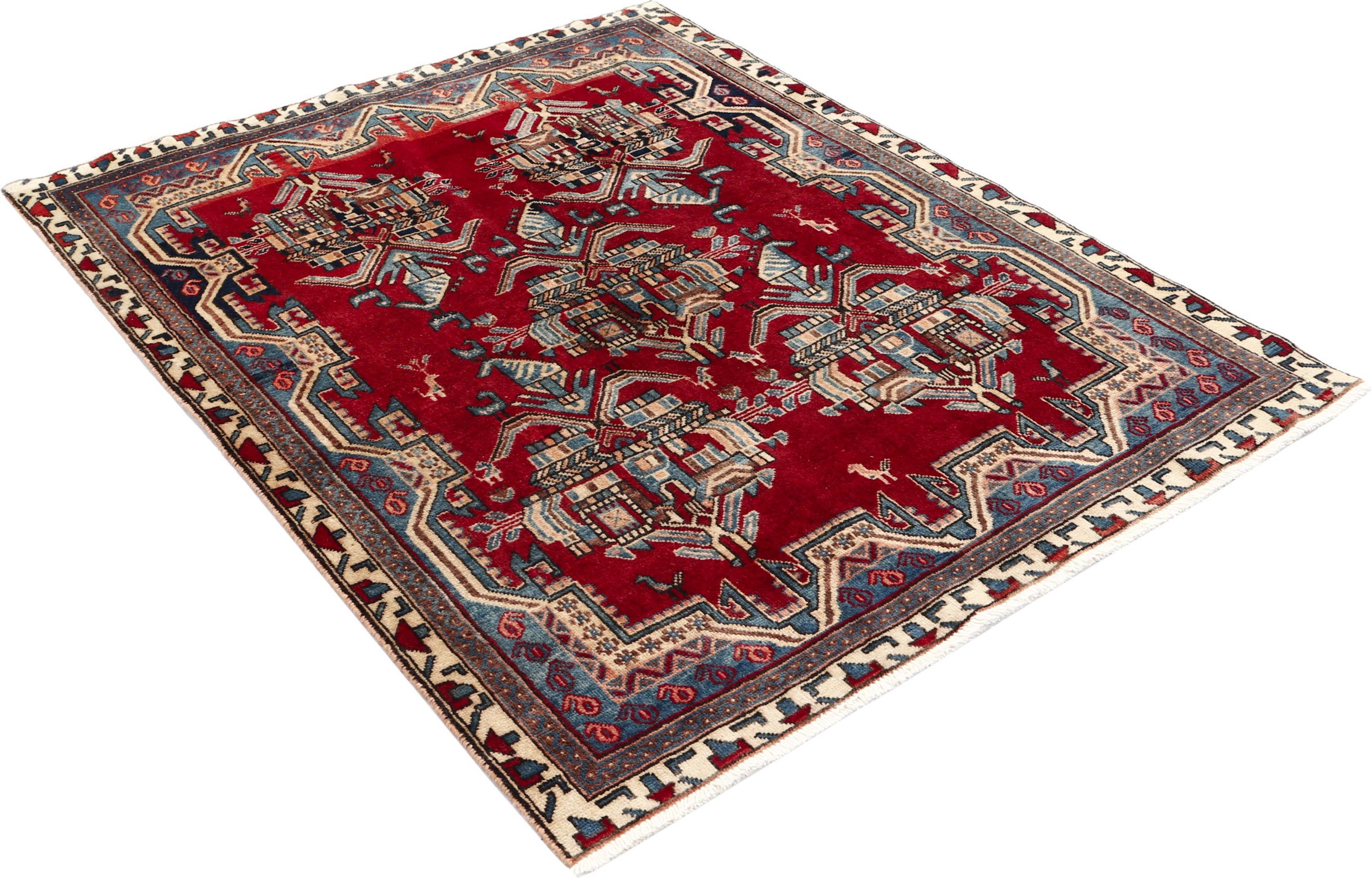 Carpet Avenue Teppich Afshar Shahr-Babak 145x110, Rechteck, Höhe: 9 mm