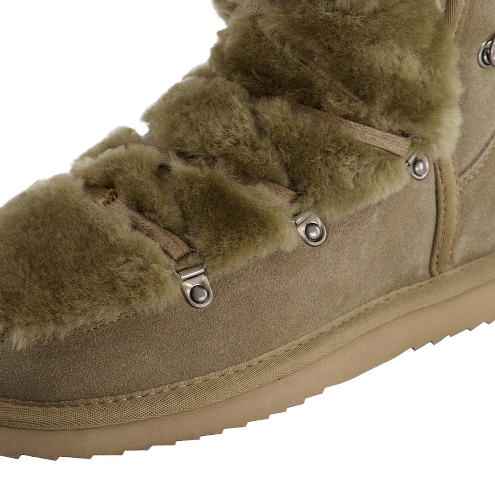 Futter Camel (1-tlg) Winterstiefel WARMBAT Winterstiefel hoher regulierendem Wärme Moonbi mit Winterstiefel Waden