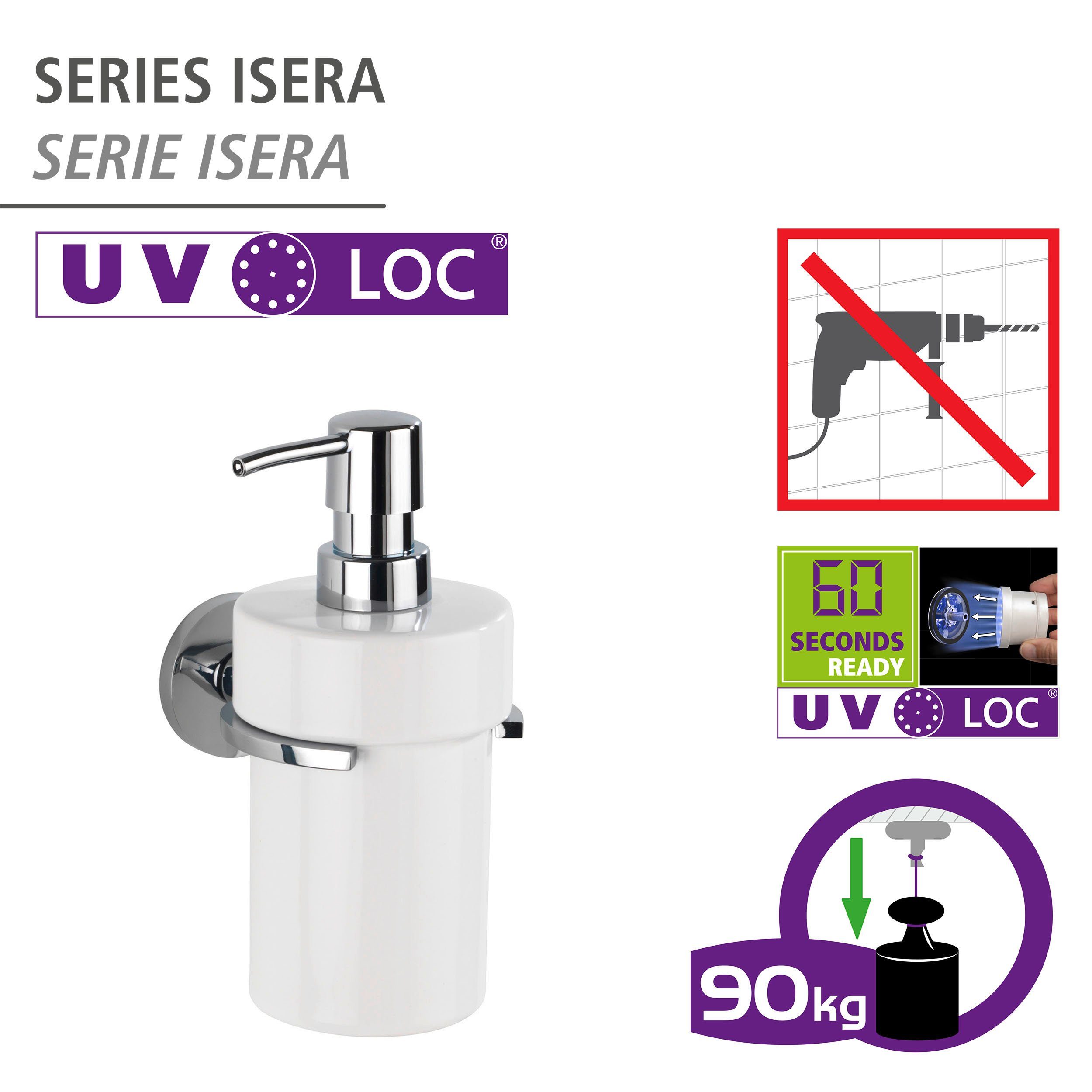 WENKO ml 360 Isera, Seifenspender (1-tlg),