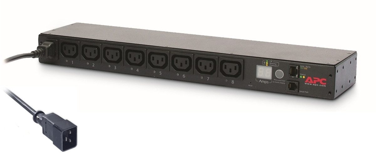 APC Netzwerkschrank APC - RACK PDU, geschaltet, 1U, 16A, 208/230V, (8)C13