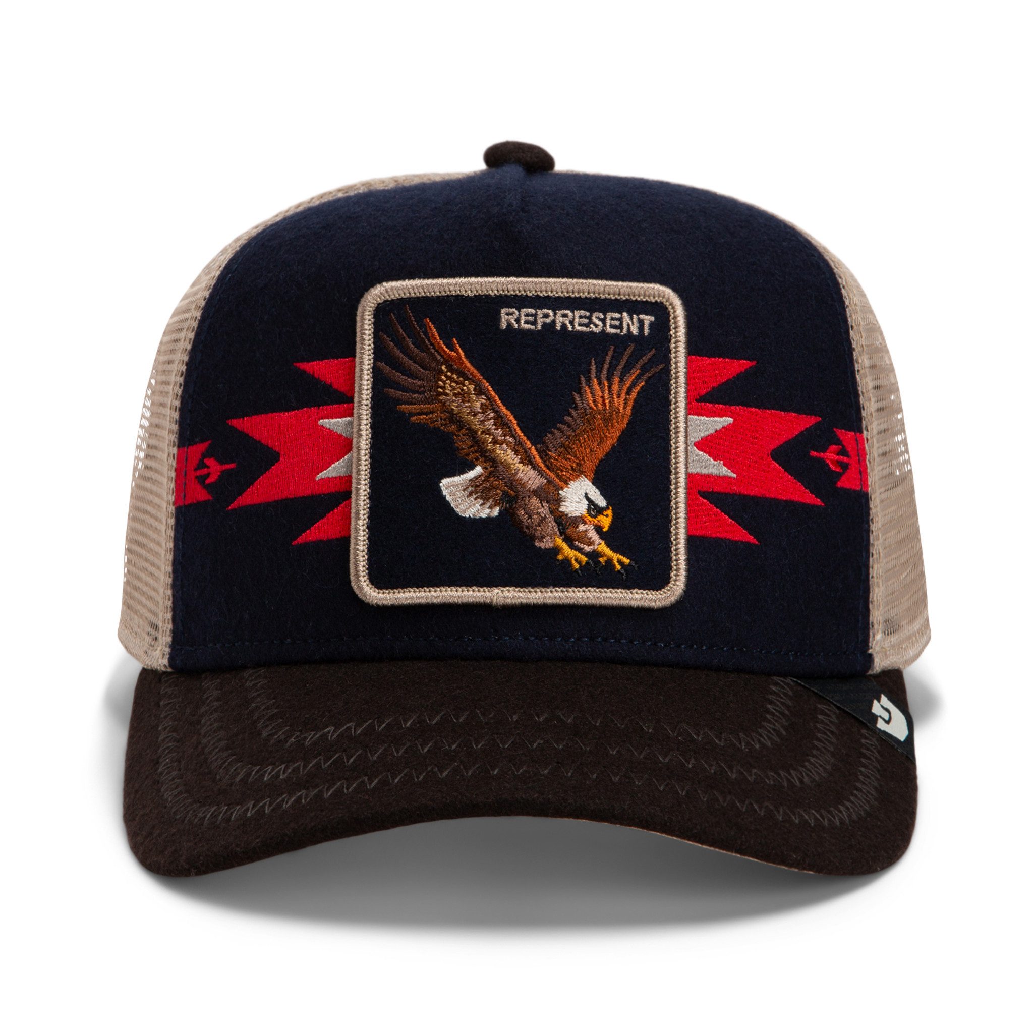 GOORIN Bros. Trucker Cap Goorin Bros. OG Trucker Cap Core Mesh Canyon Represent Edge (Basecap, Basecap, Meshcap, Trucker Kappe)