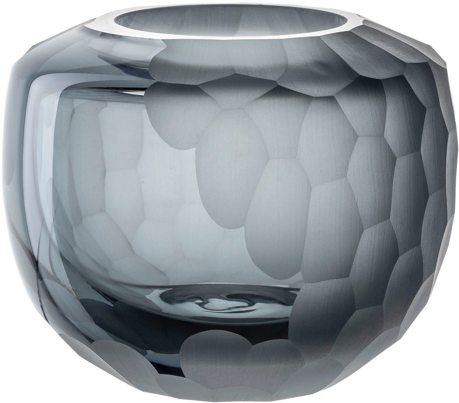 LEONARDO Tischvase Dekovase BELLAGIO (1 St), aus Glas, anthrazitfarben, han günstig online kaufen