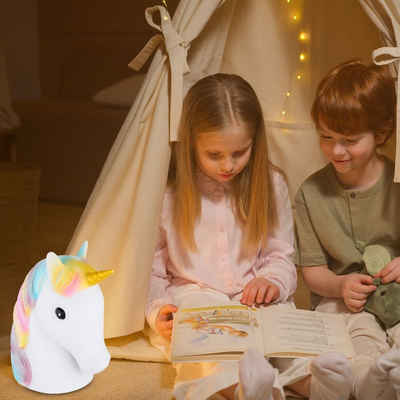 Globo Deckenleuchte Nachttischlampe Kinderzimmer Mädchen Kinderlampe LED Einhorn 28052