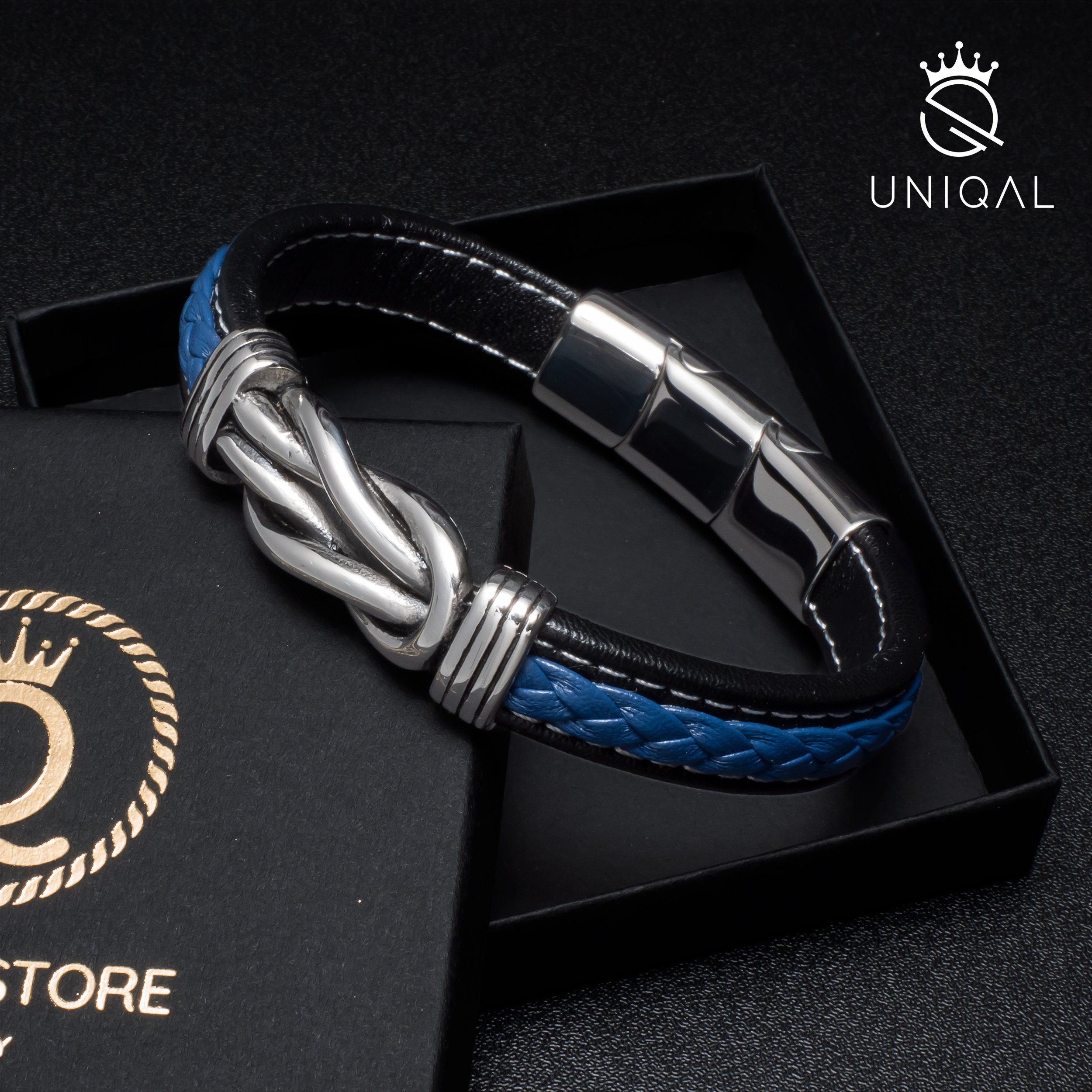 UNIQAL.de Lederarmband Unendlichkeit Leder Armband "INFINITY" günstig online kaufen