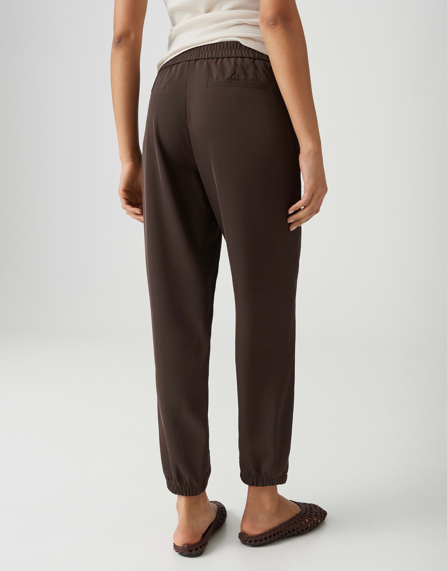 OPUS Stoffhose Relaxed Jogpants mit Komfortbund Schmale Beinform, elastischer Gummibund