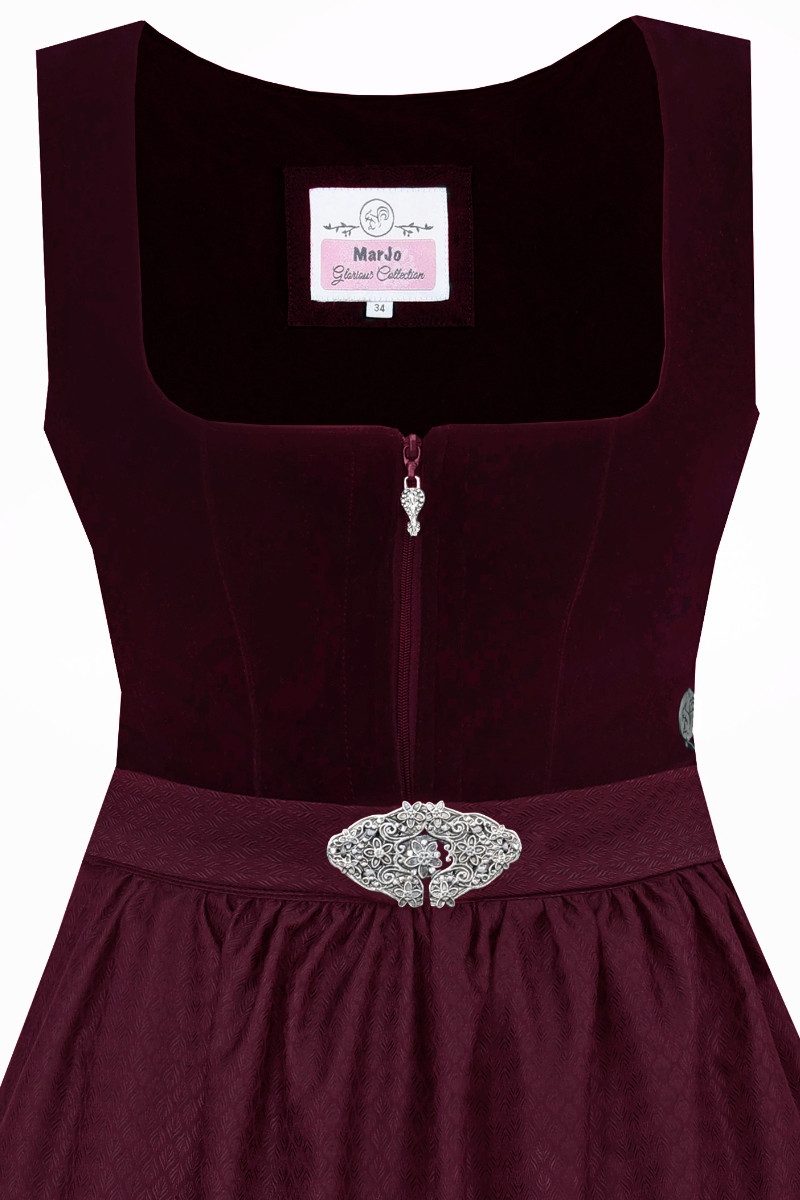 MarJo Dirndl Samt Dirndl 2tlg. - GRAFLING - rotwein günstig online kaufen