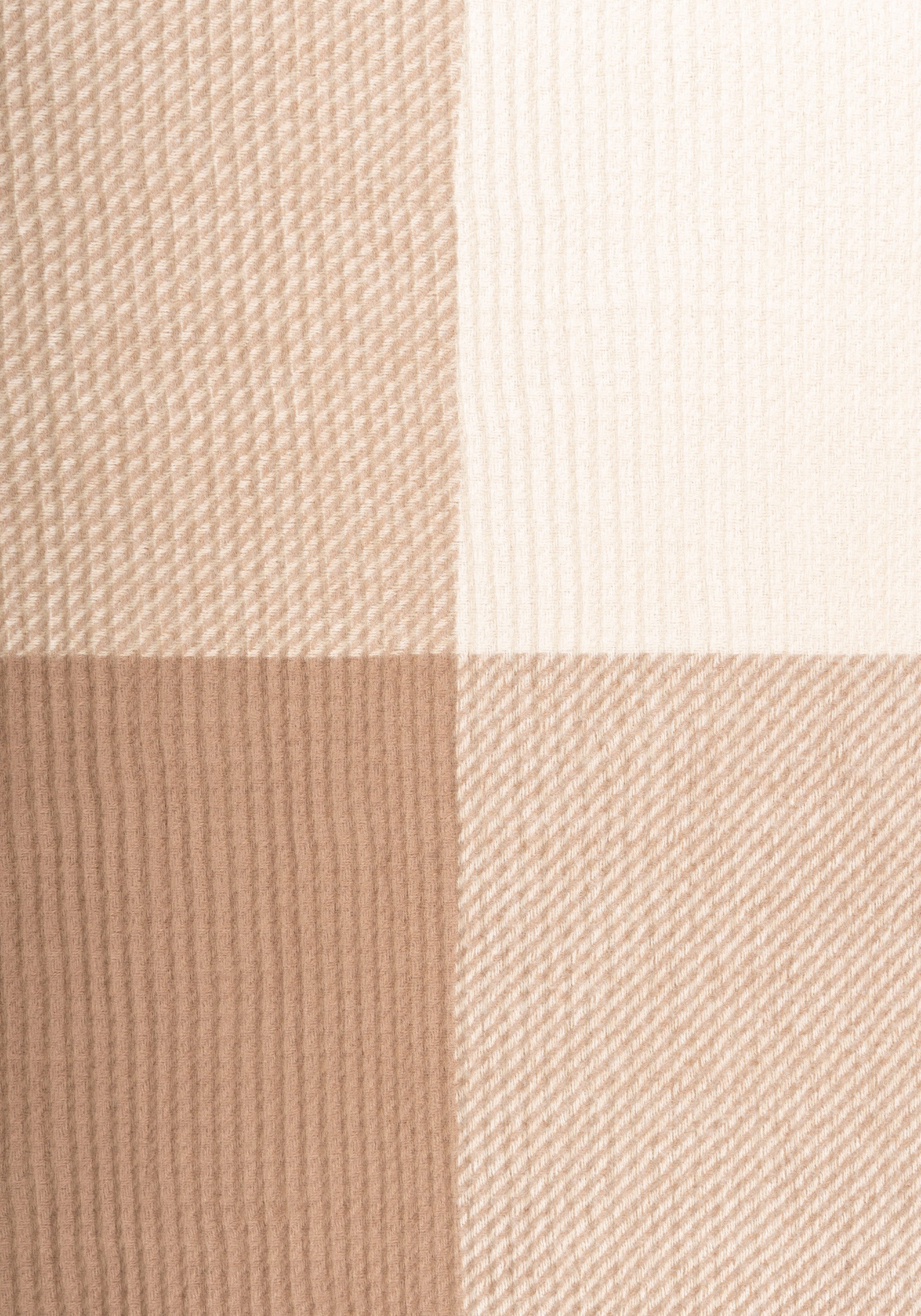 Capelli New York Modeschal, tricolor, leichte Fransenkante, Farbverlauf