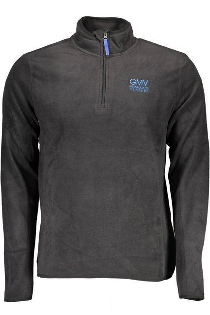 GIAN MARCO VENTURI Sweatshirt Herren Sweatshirt Schwarz - Langarm, Stickere günstig online kaufen