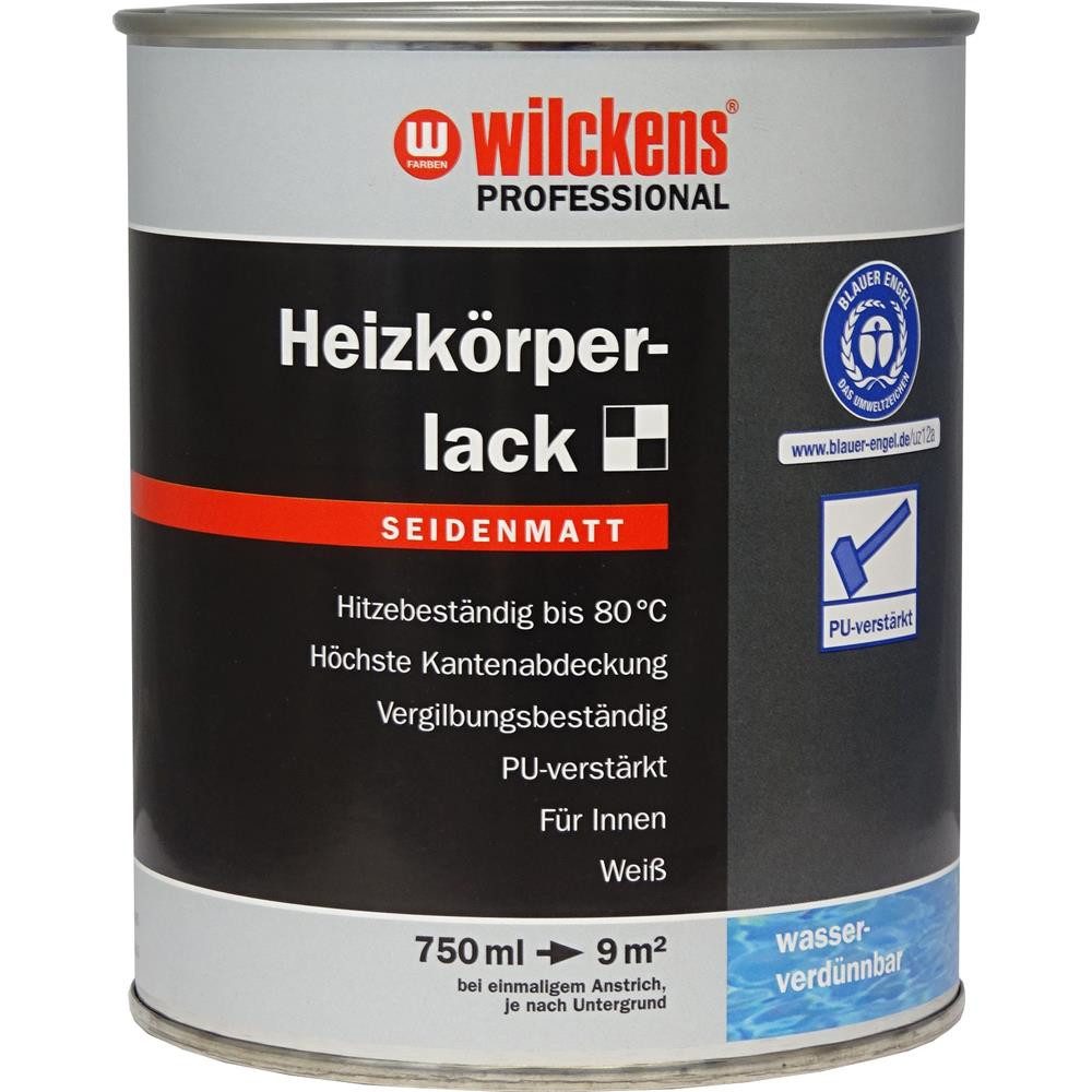 wilckens® PROFESSIONAL Heizkörperlack, seidenmatt, Weiß, 750 günstig online kaufen