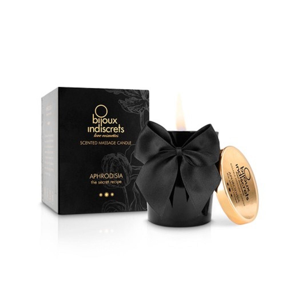 Bijoux Indiscrets Massagekerze Aphrodisia Massage Candle - Melt My Heart romantischer Duft, Packung mit 70ml, 1-tlg., sinnliche Massagekerze mit Duft