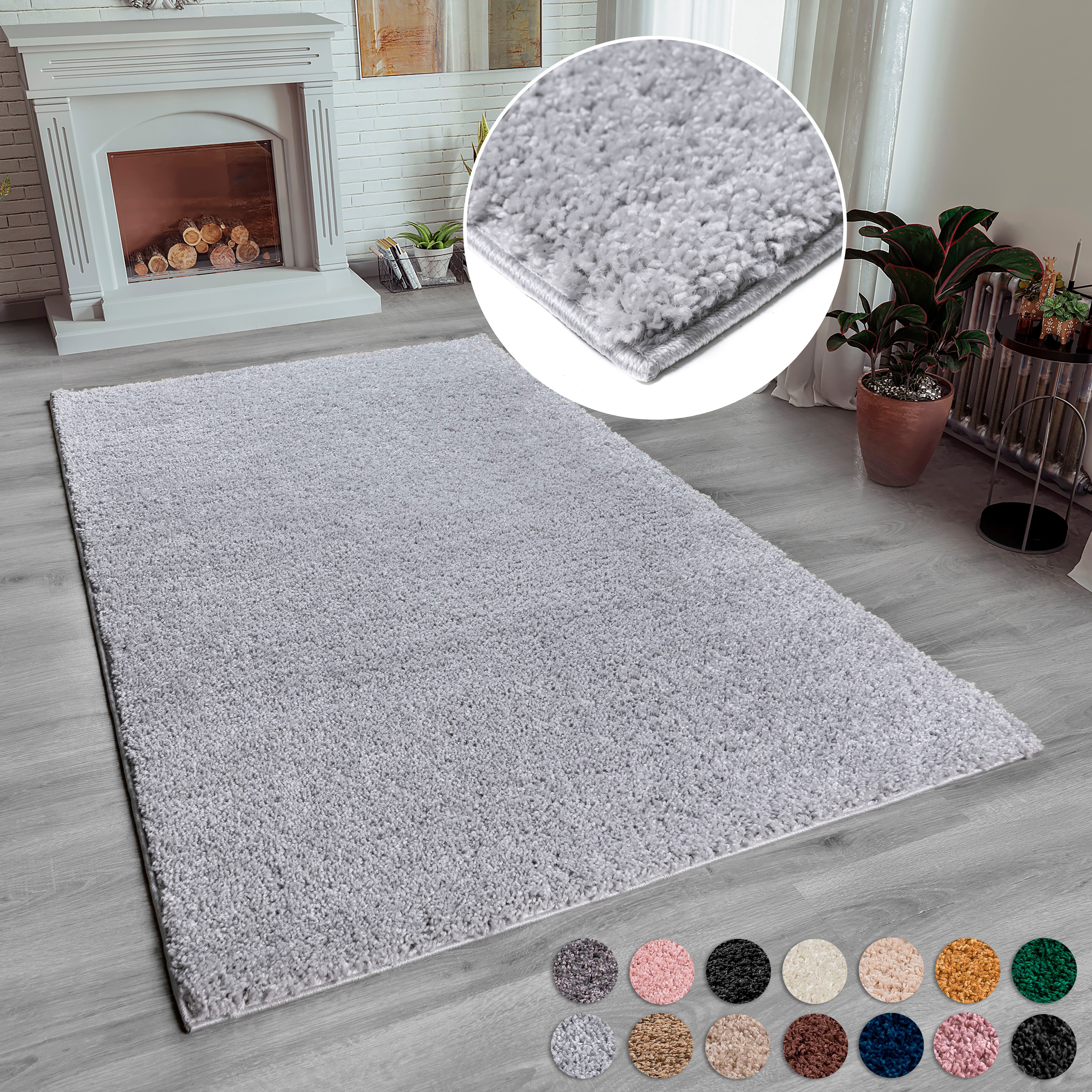 my home Hochflor-Teppich Viva Shaggy, in Standard- und Premium-Qualität, 30 günstig online kaufen