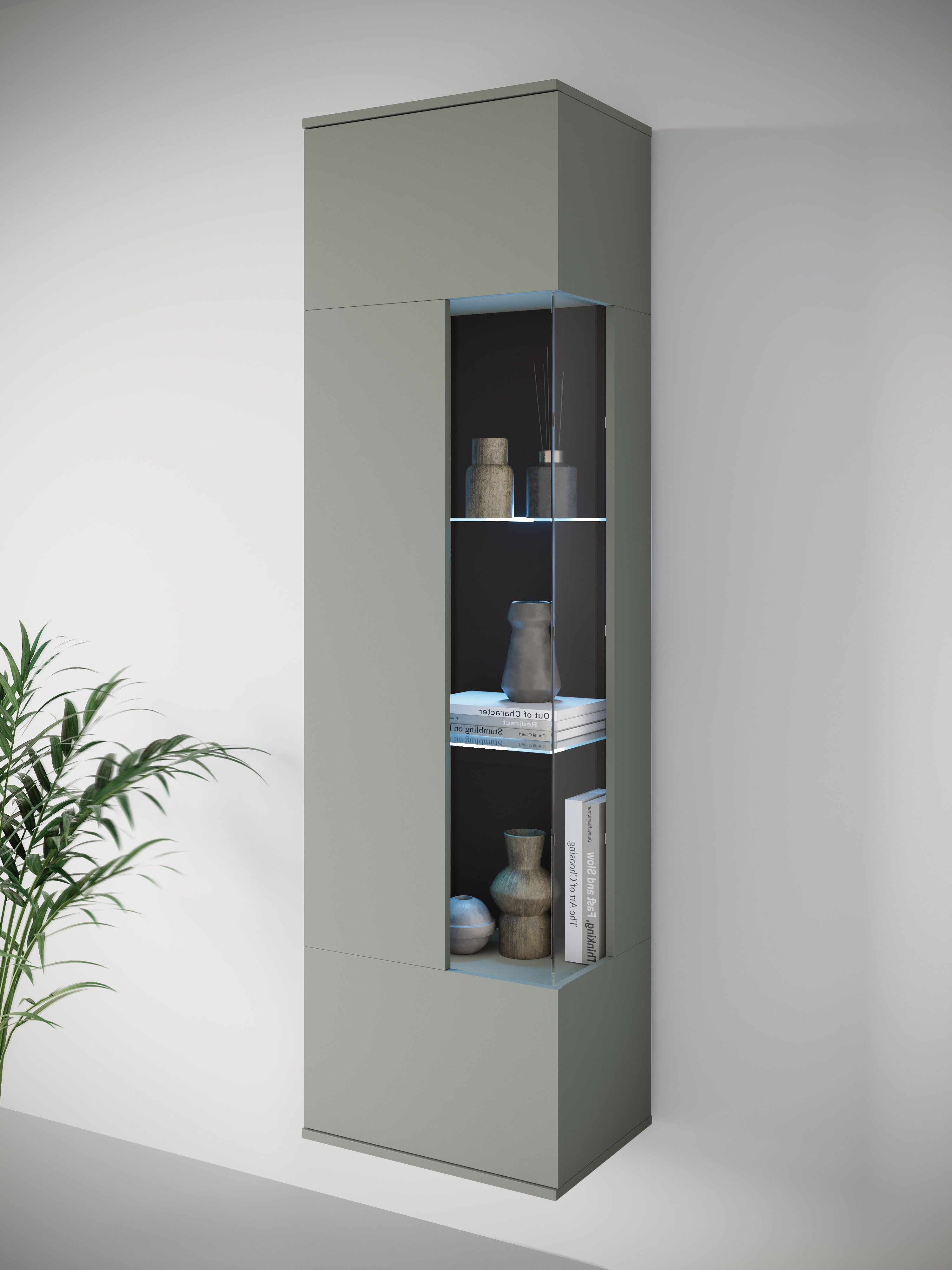 INOSIGN Vitrine Kenia, stehend und hängend, Türanschlag wechselbar (1-St) V günstig online kaufen