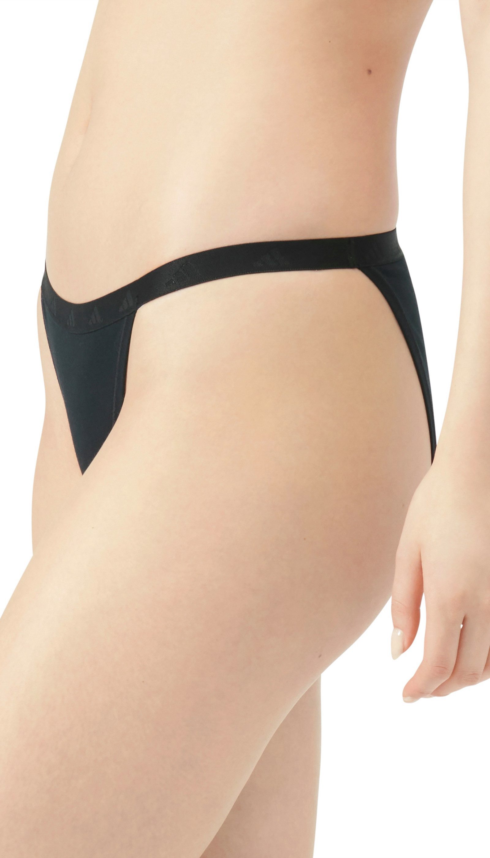 adidas Sportswear Bikinislip Active Essentials Cotton (3er Pack) bequem, weich, feuchtigkeitsregulierend, trocknet schnell, Baumwollmix