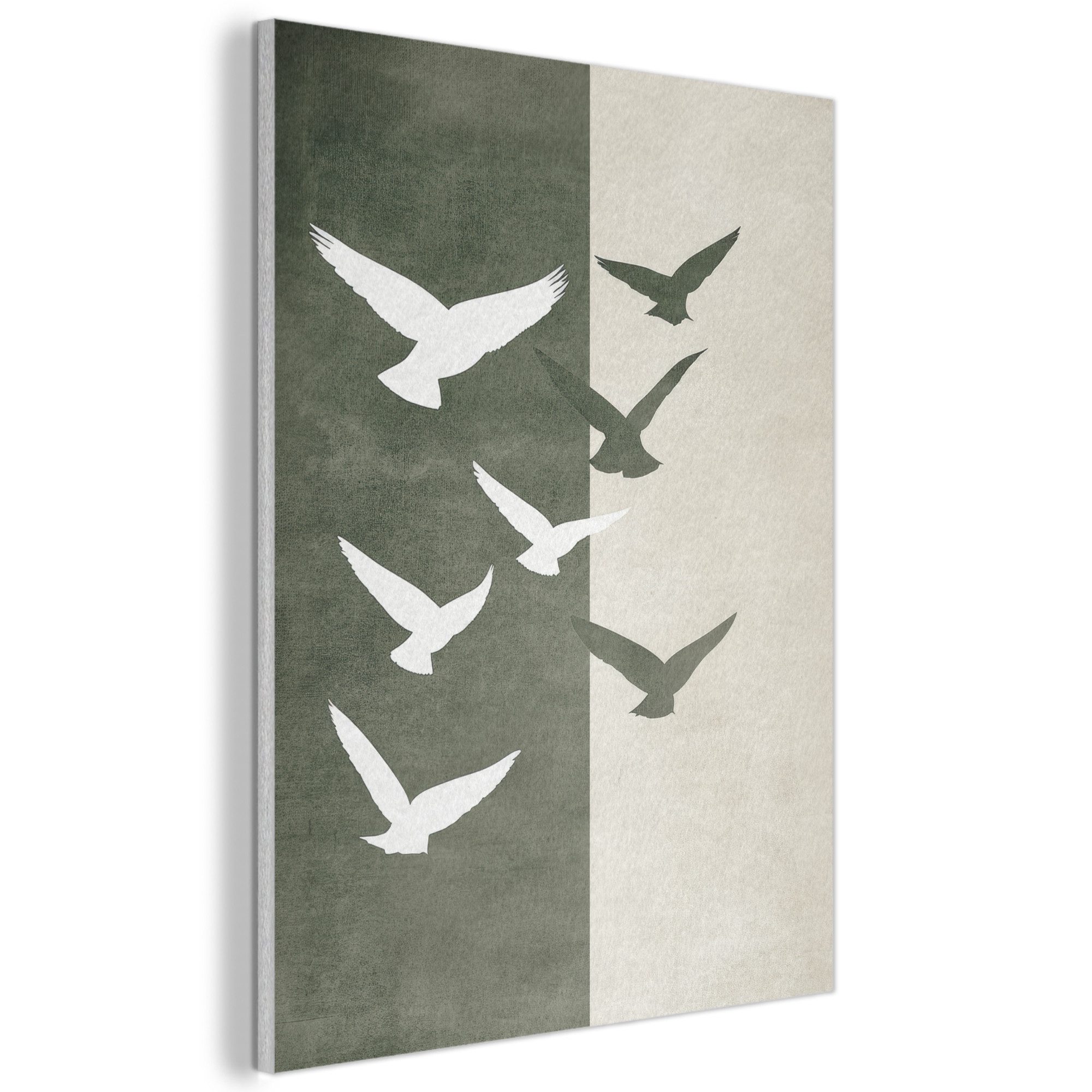 MuchoWow Gemälde Japandi - Vogel - günstig online kaufen