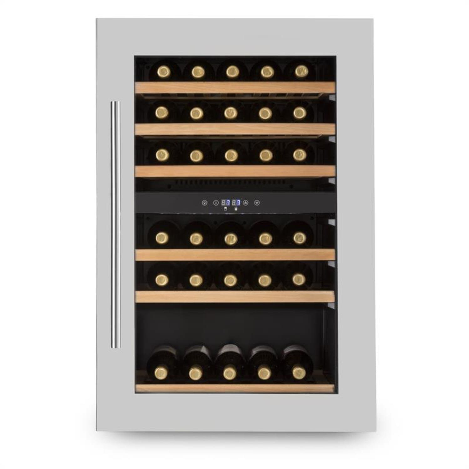 Klarstein Weinkühlschrank Vinsider 35D Einbau-Weinkühlschrank 128 Liter 41  Weinflaschen 2 Zonen, für 41 Standardflaschen á 0,75l online kaufen | OTTO