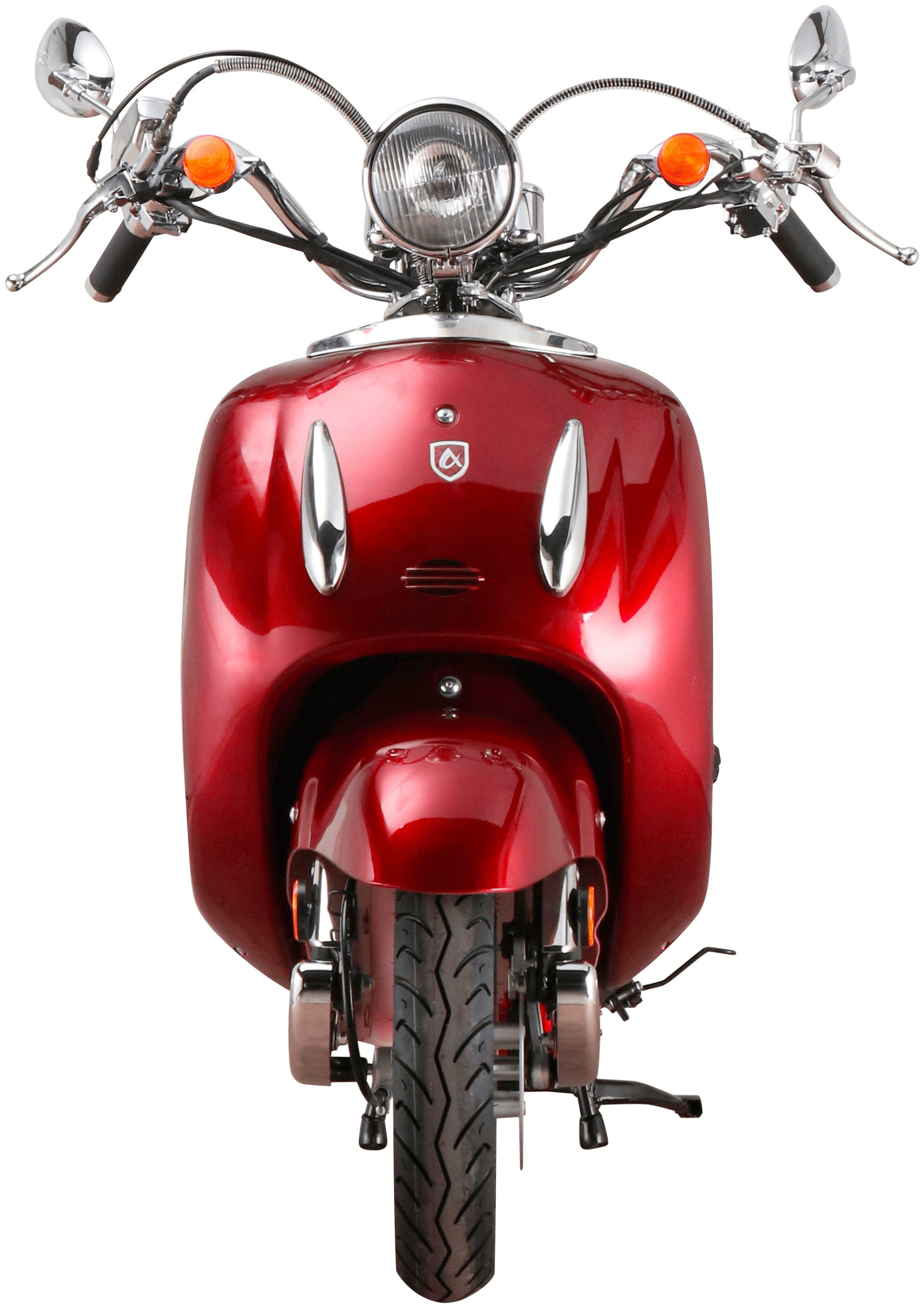 Alpha Motors Retro Firenze scooter, 125 cc, 85 km/h, Euro 5+, with steering lock