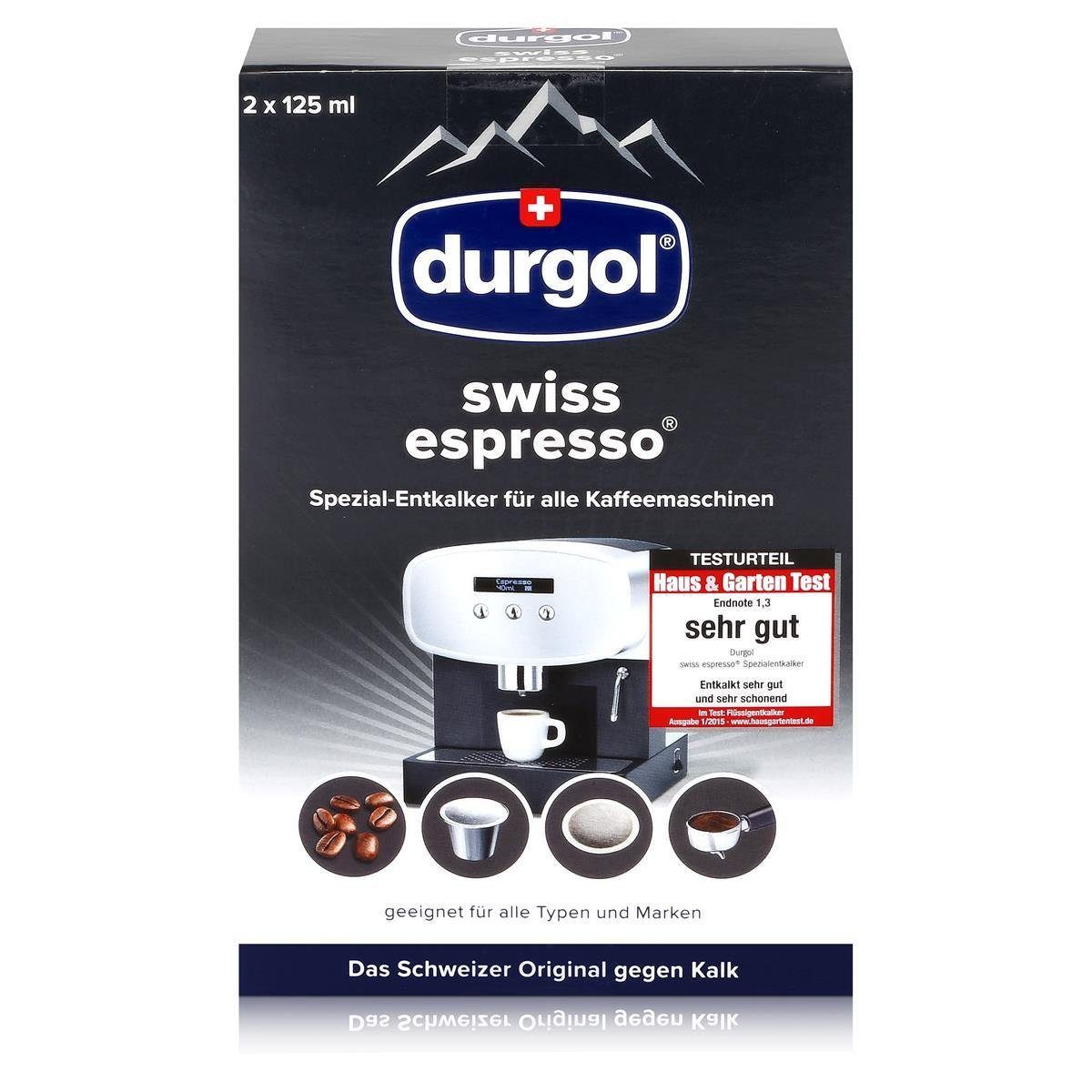 Durgol Flaschen Entkalker Karton2 Durgol Swiss Entkalker a Spezial Espresso 125ml