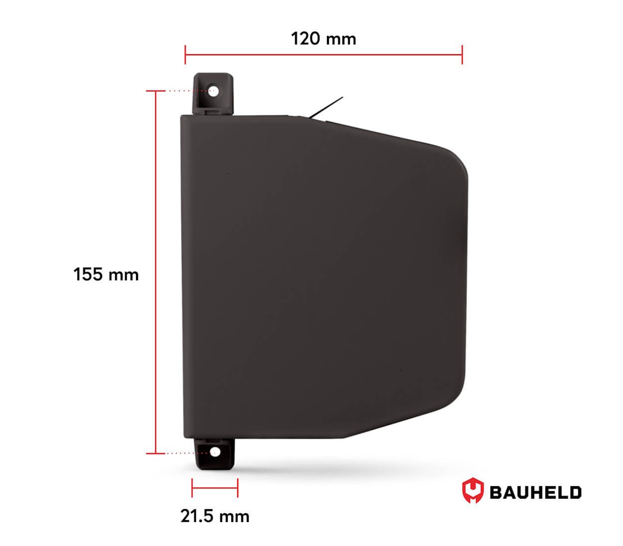 BAUHELD Aufputz-Gurtwickler Aufklappbar, Gurtbreite 14,00 mm, günstig online kaufen