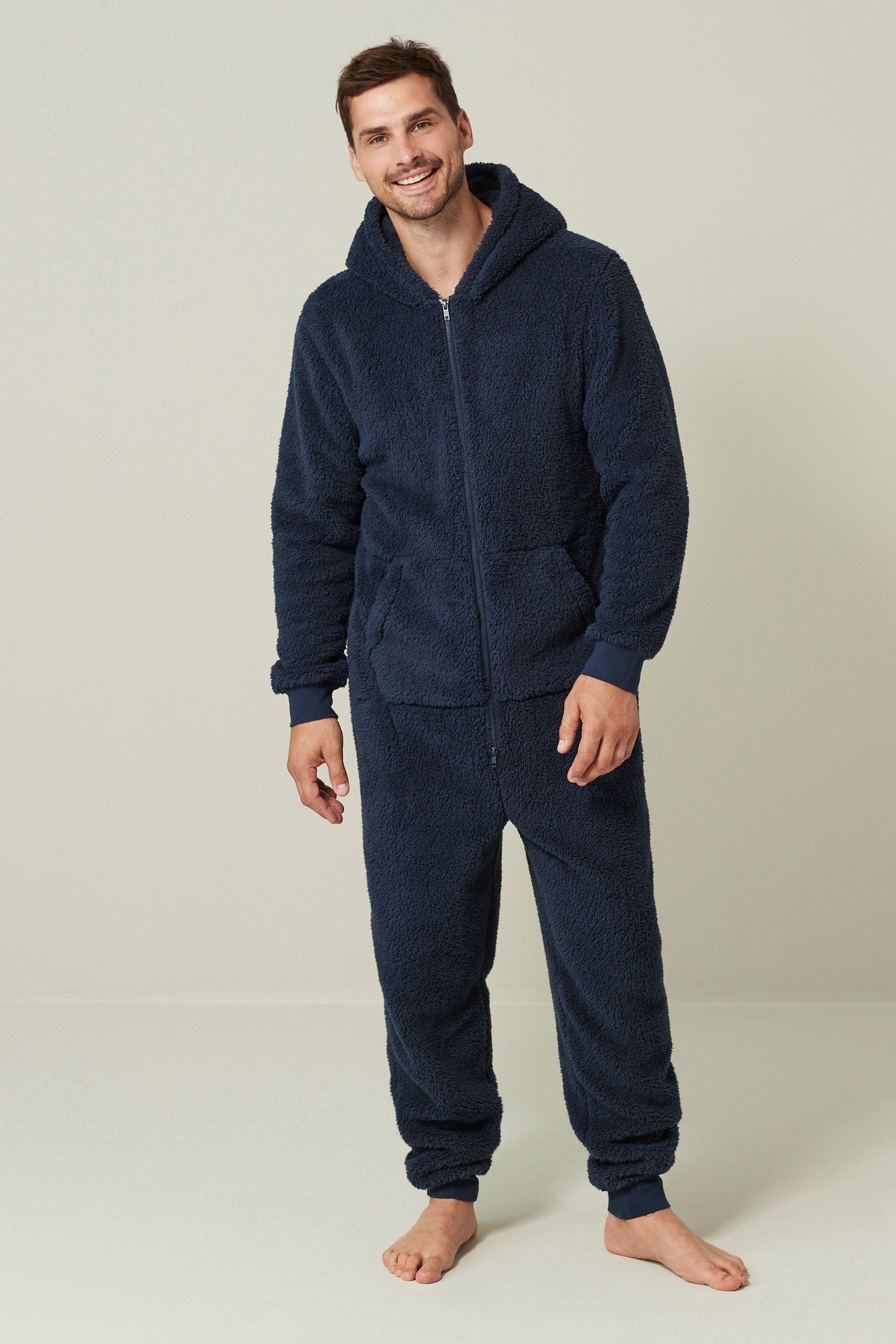 Next Loungeanzug tlg) (1 Navy Einteiler Blue