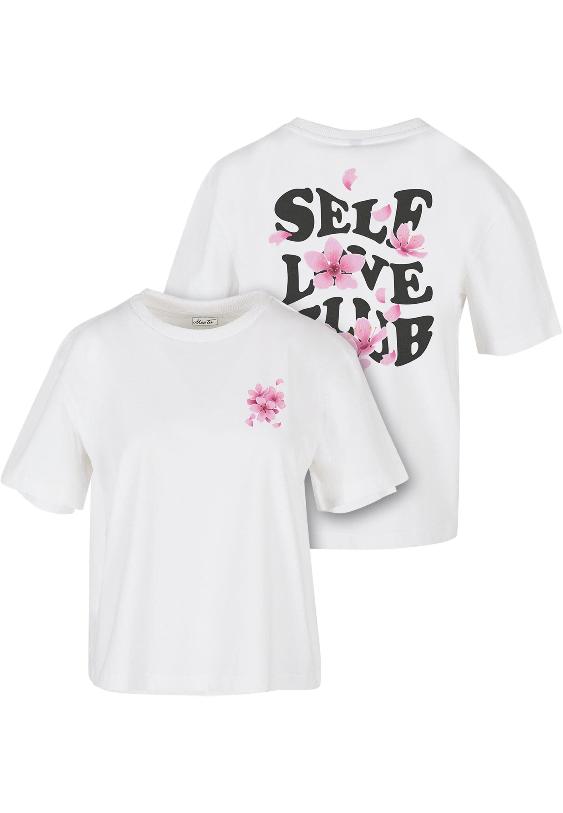 Miss Tee Kurzarmshirt "Miss Tee Damen Self Love Club Tee" 1 Stk. tlg. günstig online kaufen