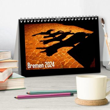 CALVENDO Wandkalender Bremen 2024 (Tischkalender 2024 DIN A5 quer), CALVENDO Monatskalender