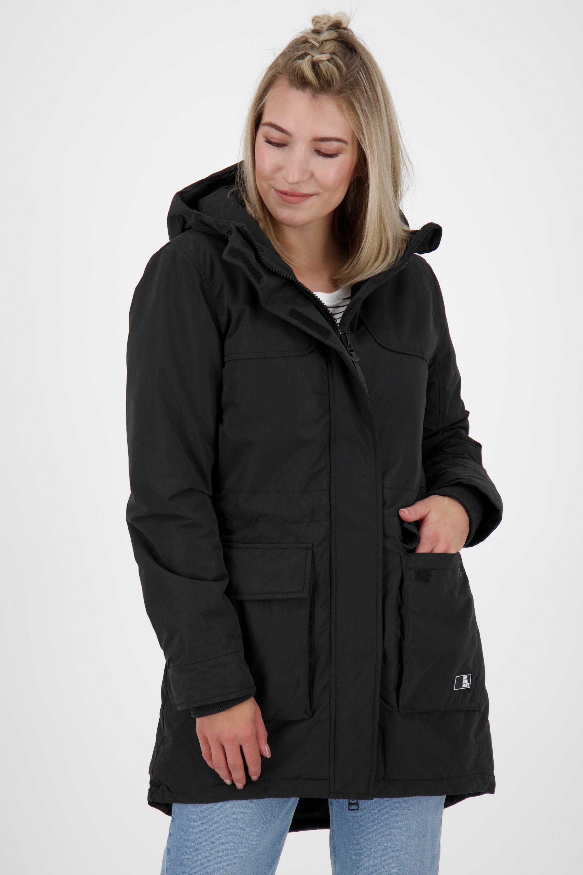 Alife & Kickin Winterjacke CharlizeAK A Coat Damen Winterjacke, gefütterte Jacke moonless | Jacken