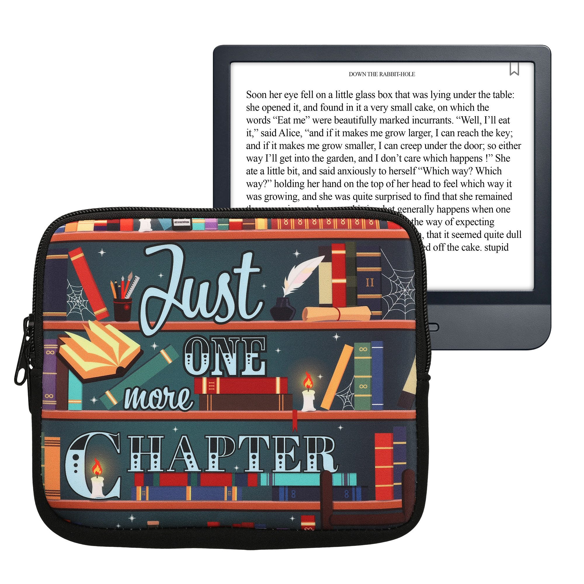 kwmobile Kopfhörer-Schutzhülle Tasche für eReader, Neopren Hülle Schutzhülle - Innenmaße