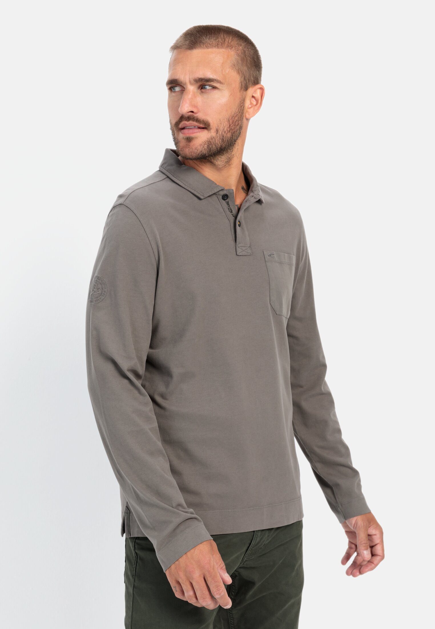 camel active Poloshirt aus zertifiziertem Organic günstig online kaufen