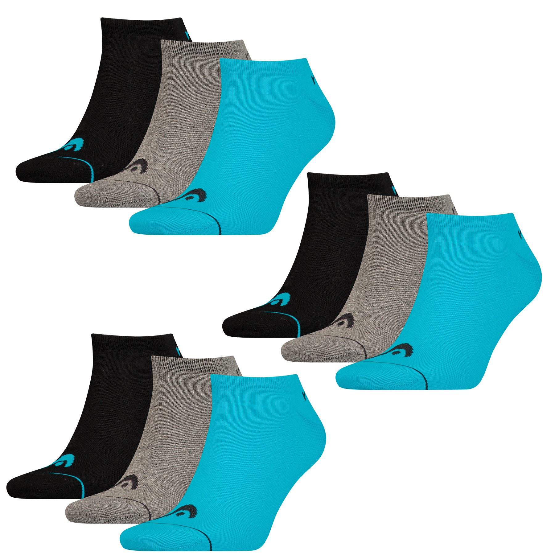 Head Sneakersocken Unisex Sneakersocken 9 Paar