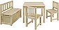 BOMI Kindersitzgruppe »Holzsitzgruppe Anna«, (4-tlg), Kindertischgruppe aus Holz (4tlg. Tisch, Kinderbank, 2 x Stühle), Bild 1