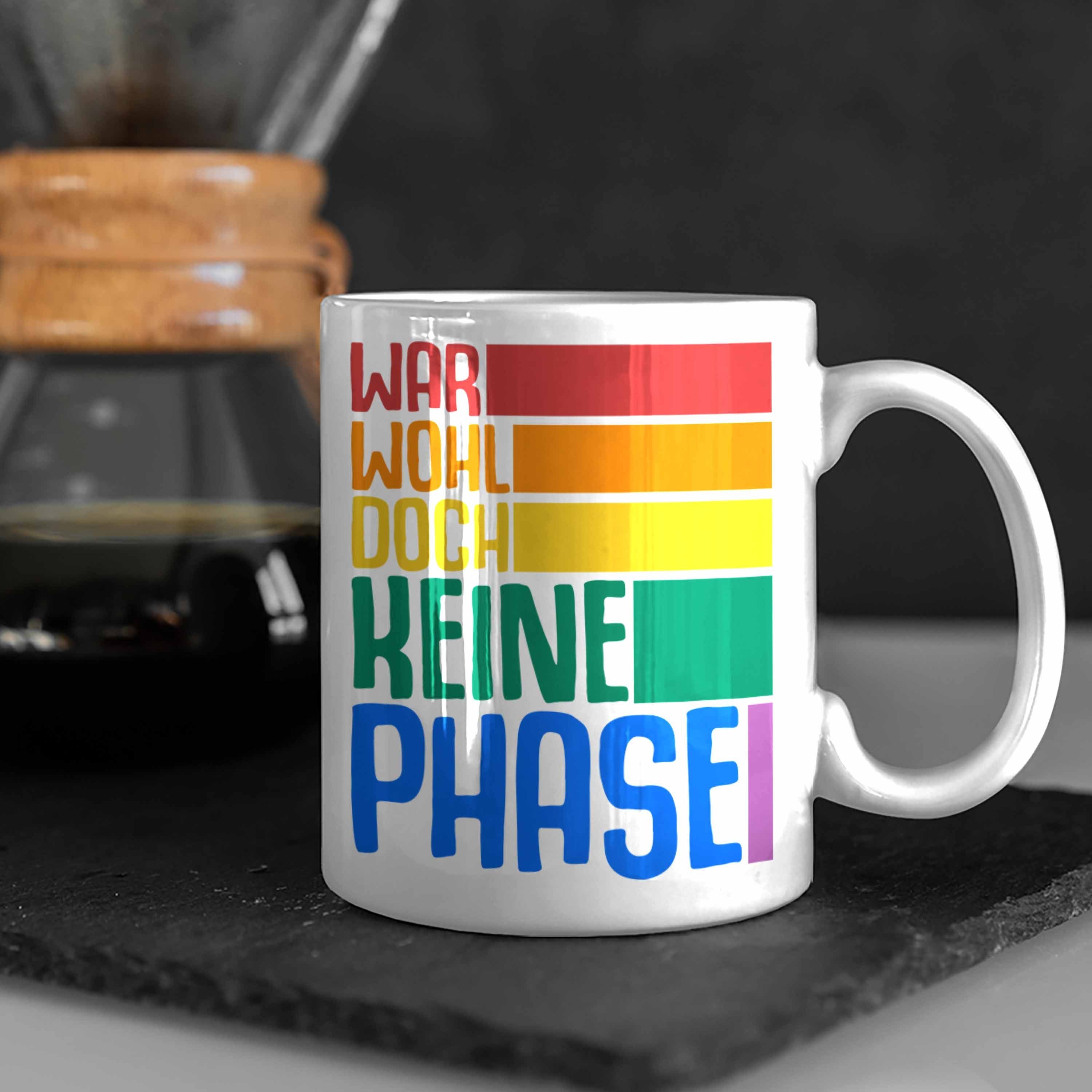 - Doch Weiss Lustige Grafik Tasse Tasse Geschenk Wohl Lesben Trendation War Transgender für Trendation Regenbogen Phase LGBT Regenbogen Keine Schwule
