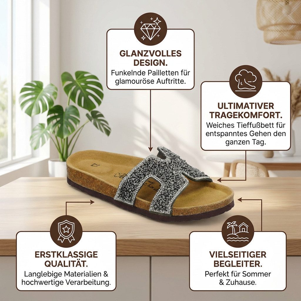Biosoft Comfort & Easy Walk Sequins Sandale