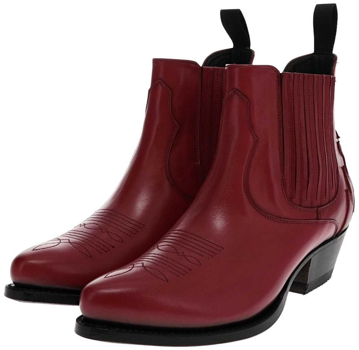 Mayura Boots 2487 Rojo Damen Westernstiefelette Rot Stiefelette