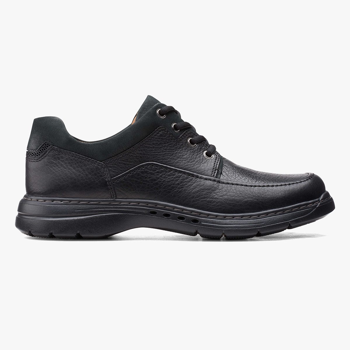 Clarks Un BrawleyLace 26151336 7, Sneaker in Schwarz für Herren Sneaker
