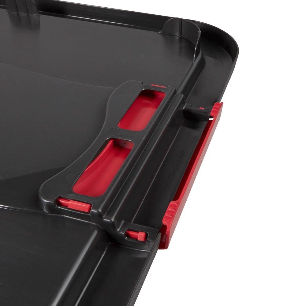 keeeper Transportbehälter eckhart, (Set, 2-St), je 52 Liter, mit Deckel, Schiebeverschluss, extra stabil