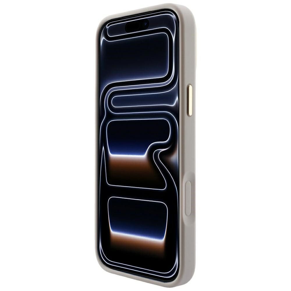 Guess Smartphone-Hülle Embossed 4G Classic kompatibel mit iPhone 18 Pro, 17 Pro Rosa 6,3 Zoll, Integrierter Magnetring für kabelloses Laden – Bild 5 von 5