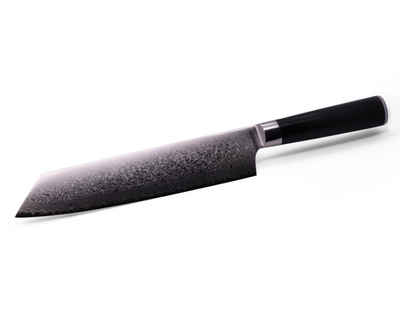 Franz Messer Damastmesser Hybridmesser – 20,5cm, Geschmiedet aus 67 Lagen echtem Damaszenerstahl (japanischer VG-10 Stahlkern)