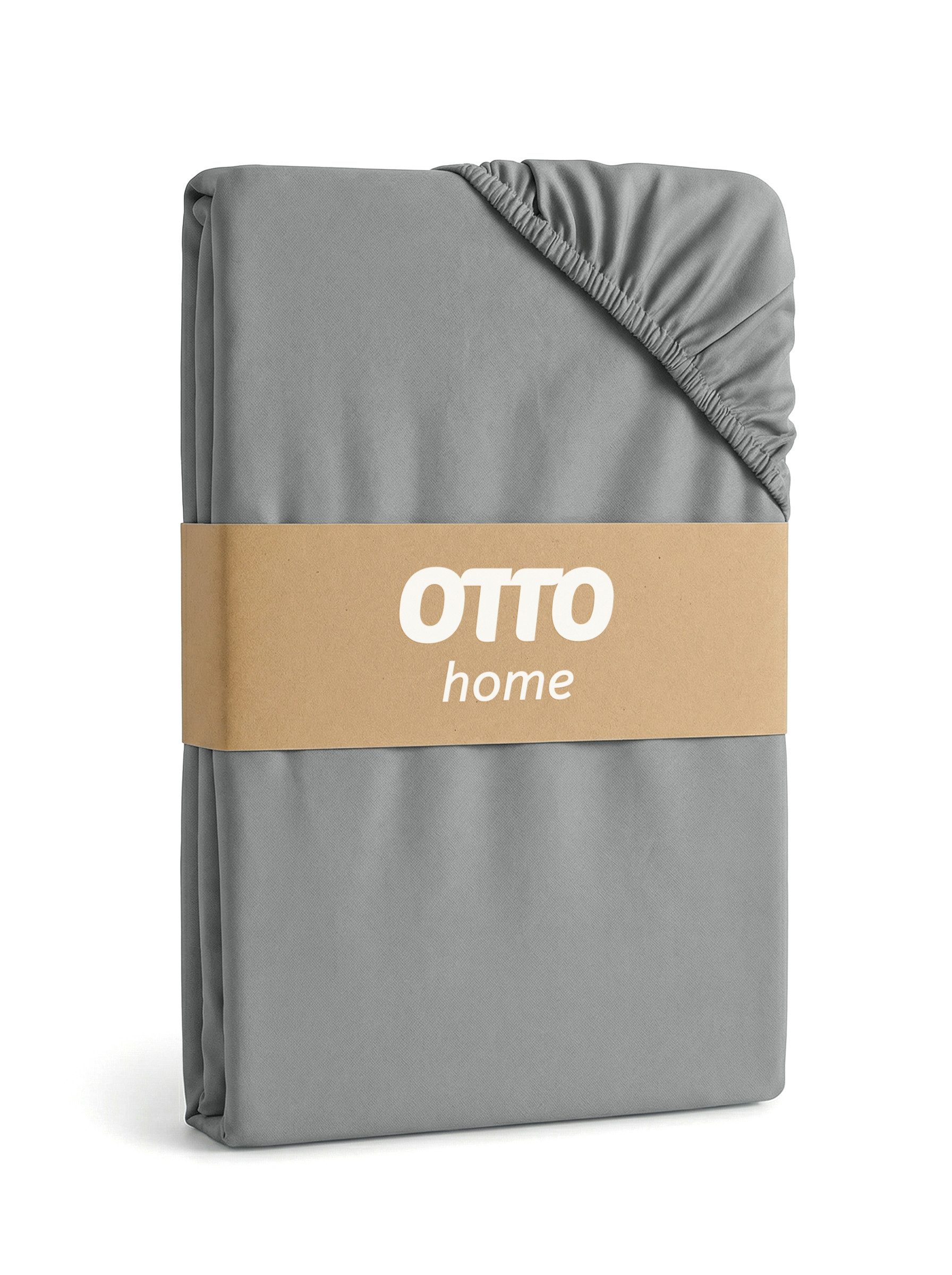 OTTO home Spannbettlaken BLACKBERRY in PREMIUM und BASIC Qualität, 100% Baumwolle, Jersey (160 g/m), Gummizug: rundum, (1 Stück), für hohe Matratzen bis 28 cm,  – Bild 3 von 5