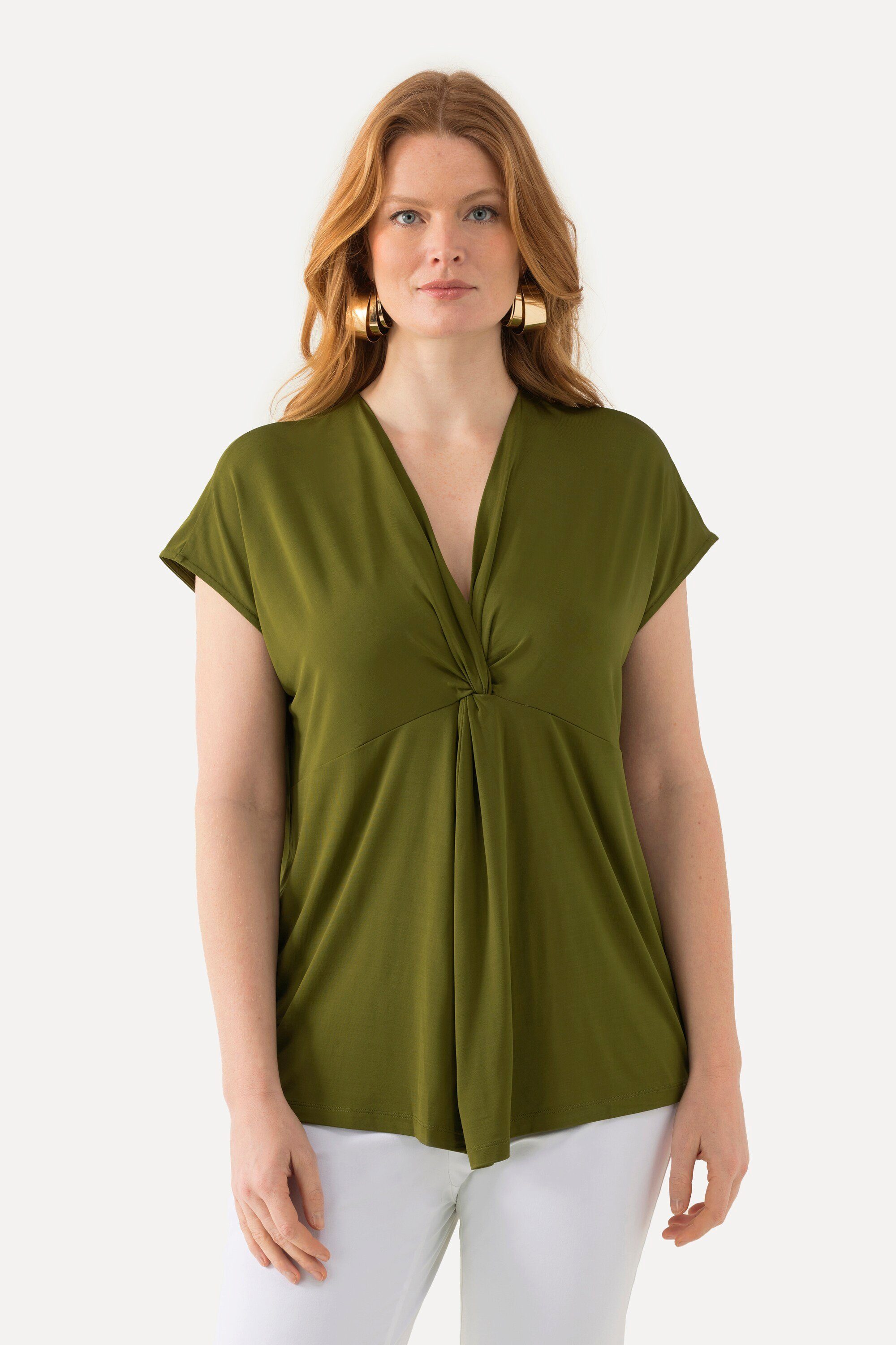 Ulla Popken T-Shirt Slinkyshirt Knoten Classic günstig online kaufen