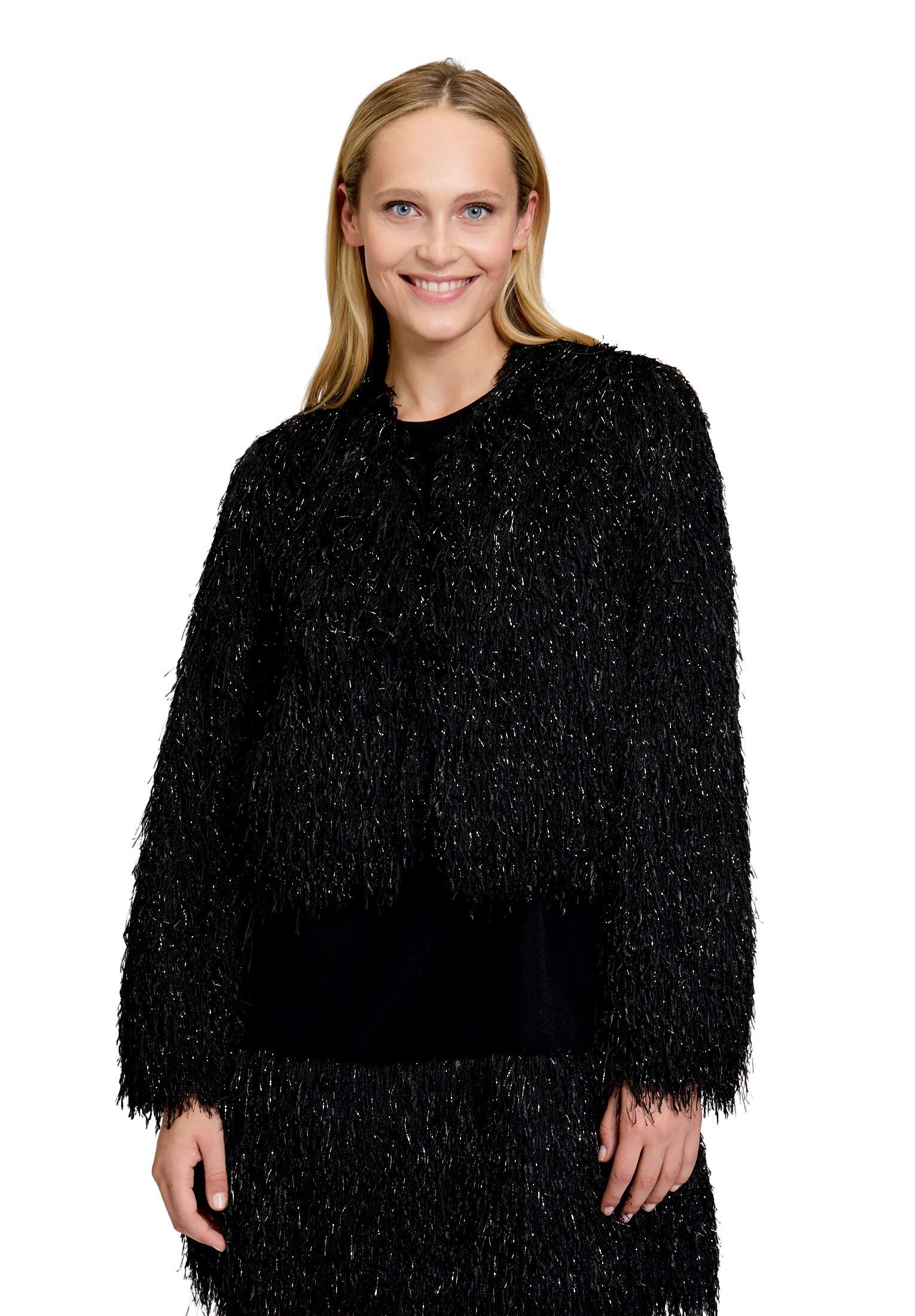 Vera Mont Bomberjacke Damen mit Lurexfaden