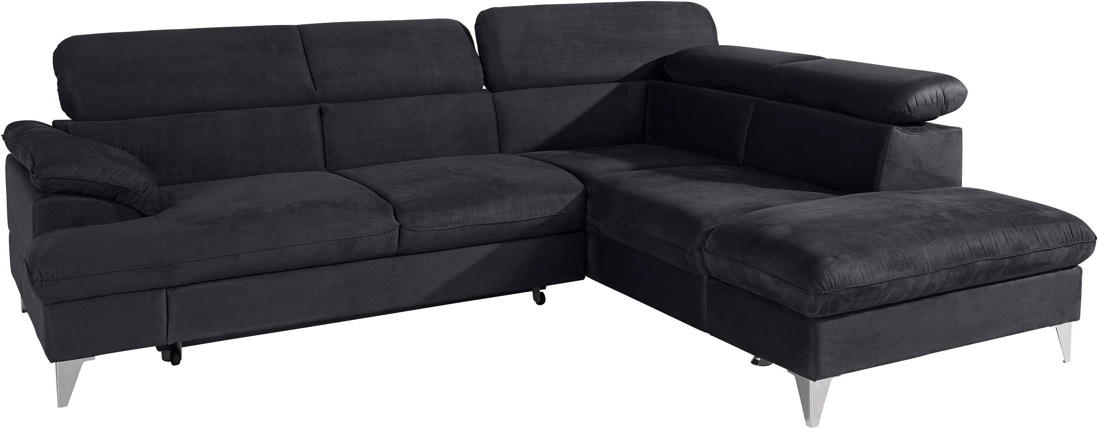COTTA Polstergarnitur "Caluso L-Form", Set bestehend aus: Ecksofa mit Kopft günstig online kaufen