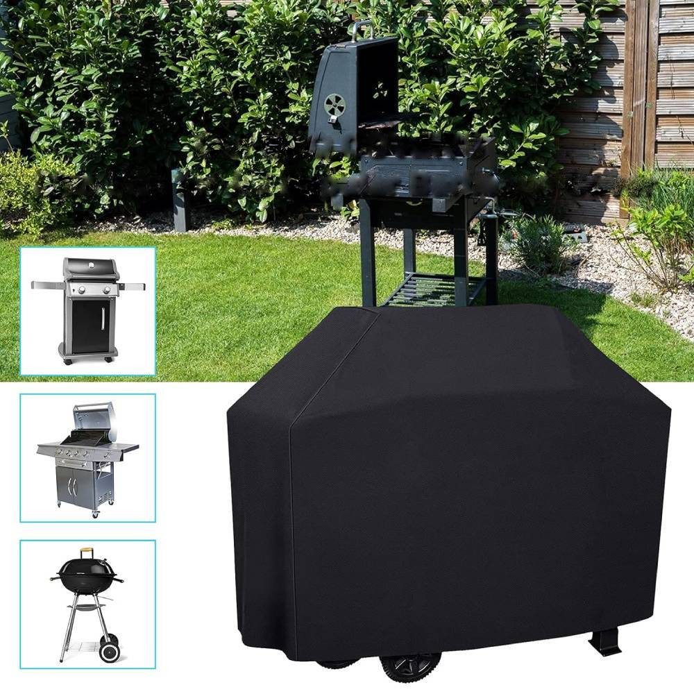 Blusmart Grill-Schutzhülle Outdoor Barbeque BBQ Grill Schutzhülle (Wetterfeste 210D Oxford-Plane, 1-St., Hochleistungsschutz), für Gasgrill, Schutzhülle, staubdichter Grillschutz