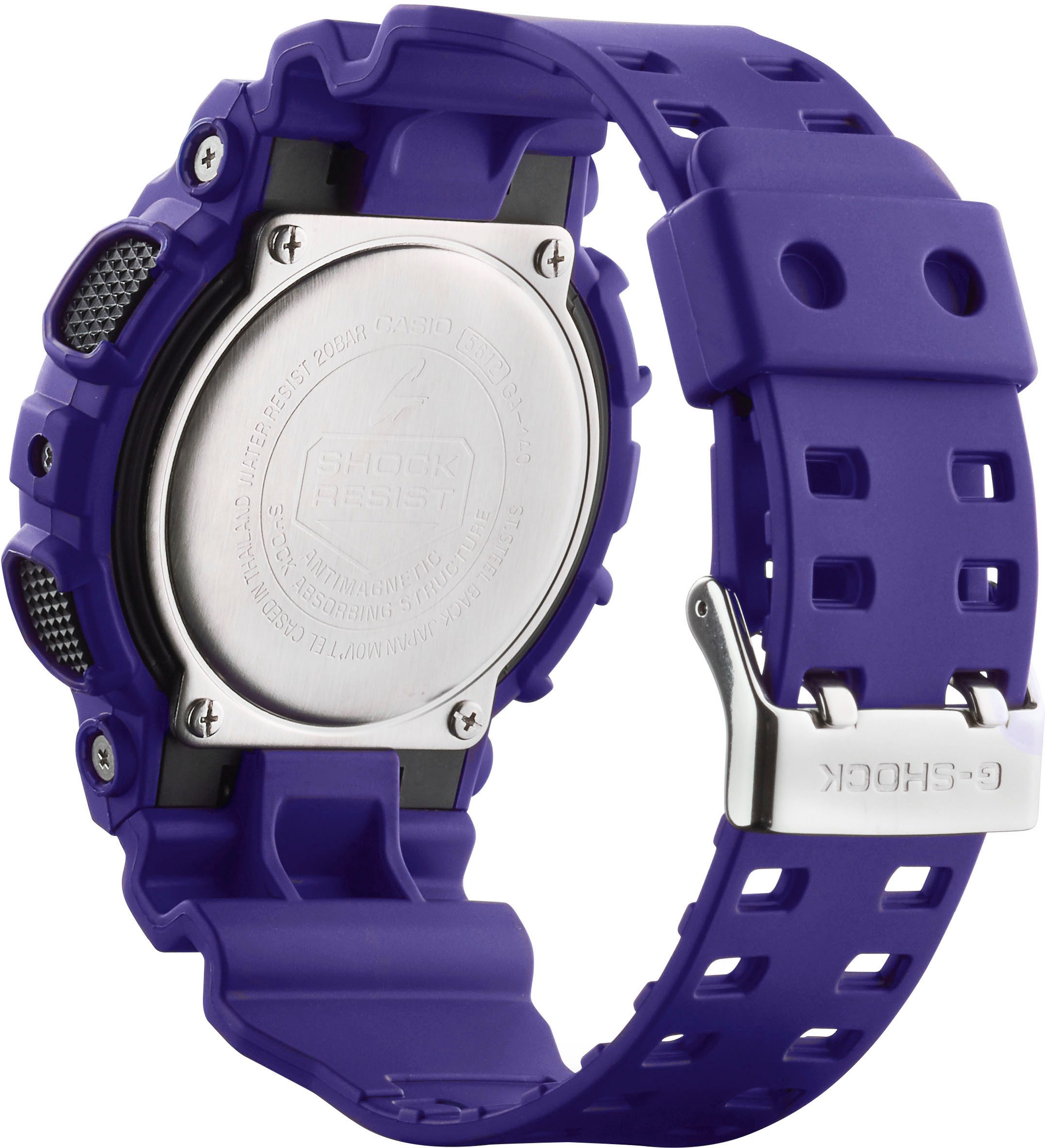 CASIO G-SHOCK Chronograph GA-140-6AER, Quarzuhr,Armbanduhr,Herrenuhr,digital, bis 20 bar wasserd.Resinarmband