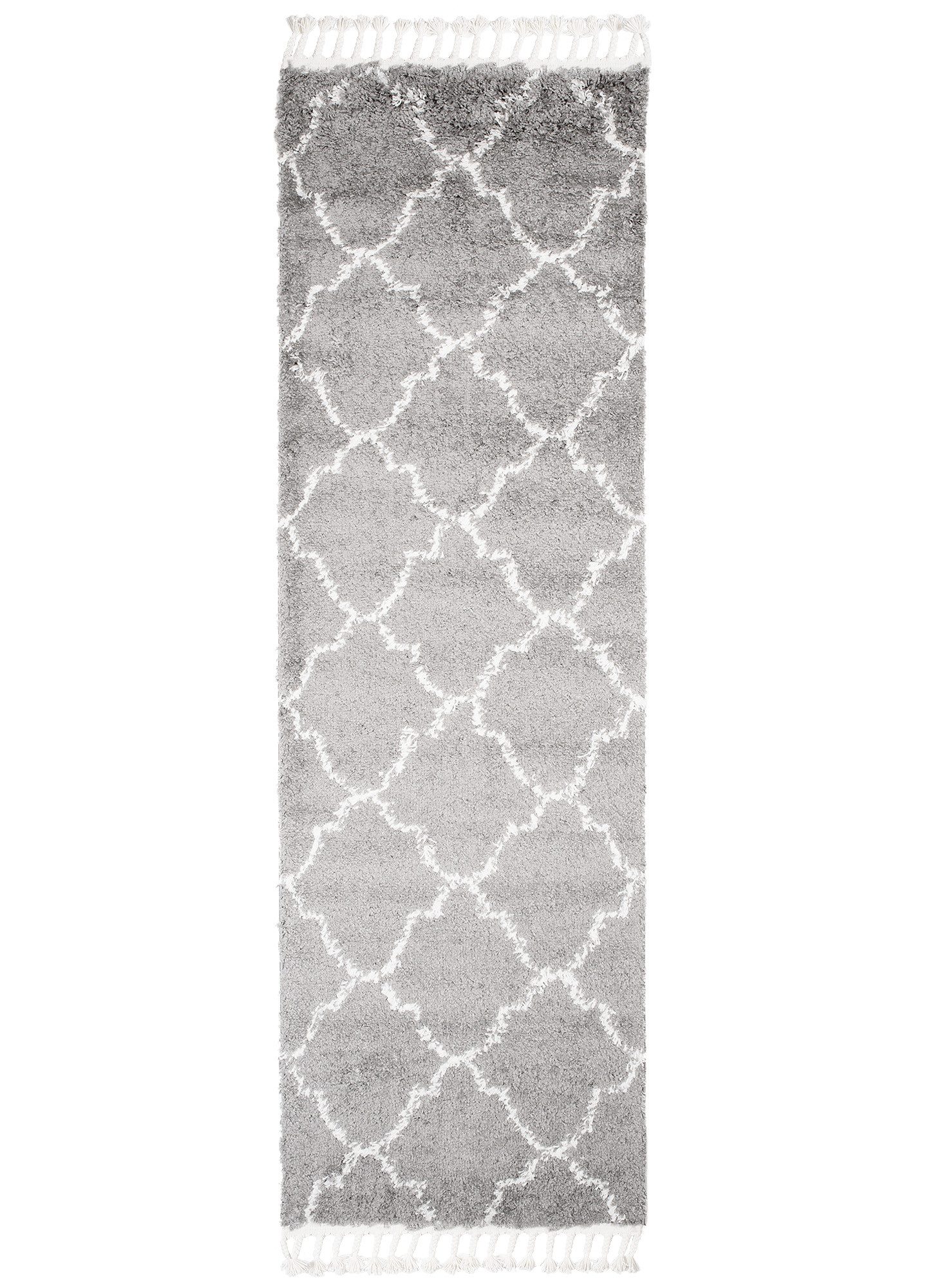 Tapiso Hochflor-Läufer BOHO, rechteckig, Höhe: 40 mm, Wohnzimmer, Schlafzimmer, Shaggy, modern Design