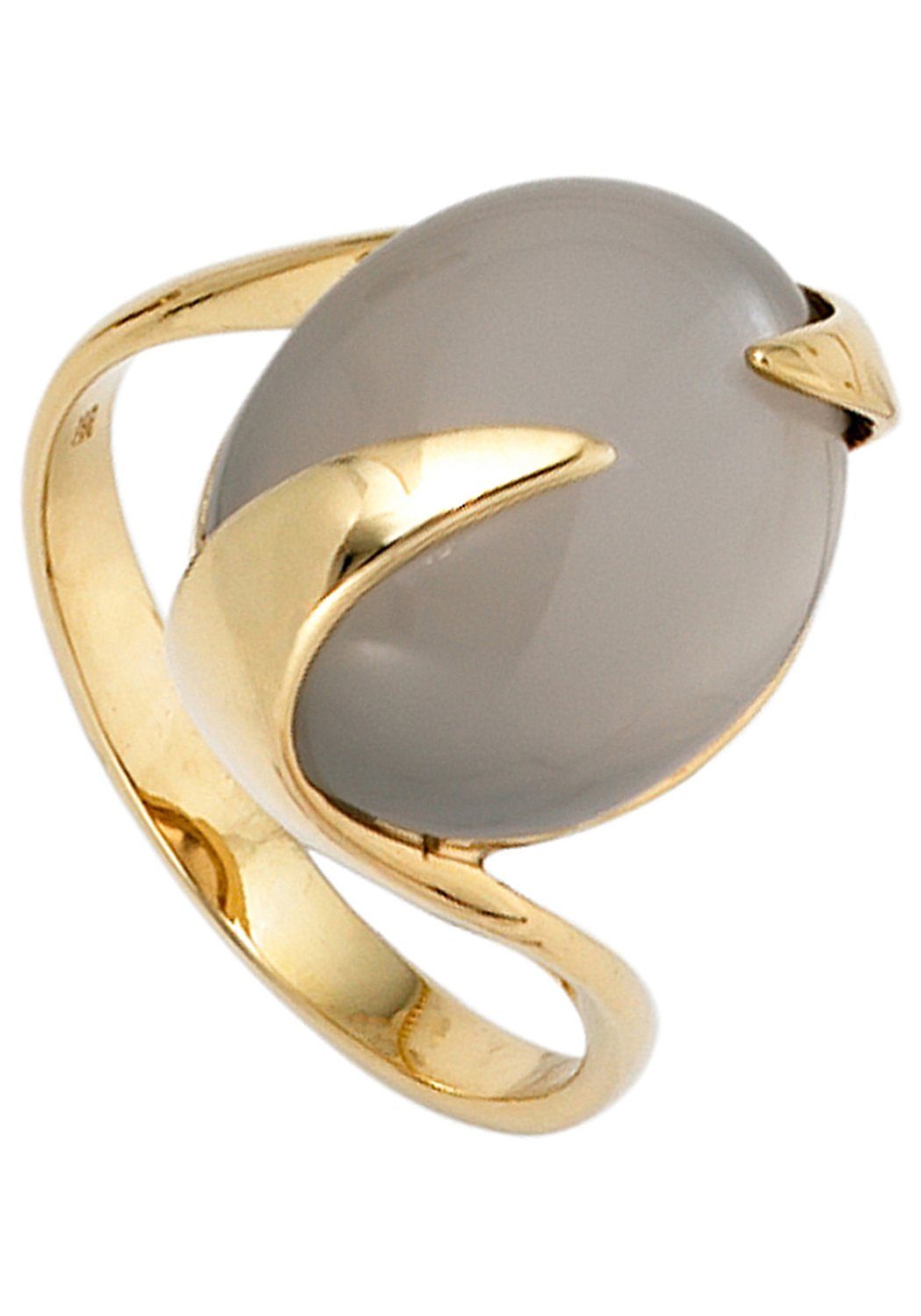JOBO Goldring, 585 Gold mit Mondstein günstig online kaufen